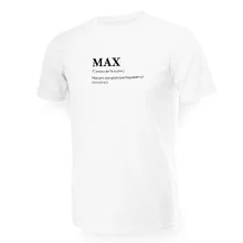 T-Shirt für Männer - Design Max, Baumwolle