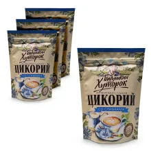 Zichorien-Pulver mit Stevia und Sahne, Zip-lock, 130 g х 4