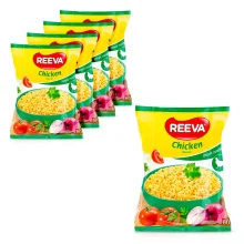 Лапша быстрого приготовления, со вкусом курицы, Рива, 4 + 1, 300 г