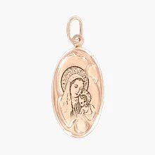 Ikone - Anhänger, Rotgold 585°, 31 mm