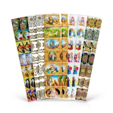 Thermofolie für Ostereierdekor - Christlich, 70 Stk.