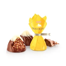 Конфеты шоколадные - Монблан, с орехами и кунжутом, Roshen, 300 г