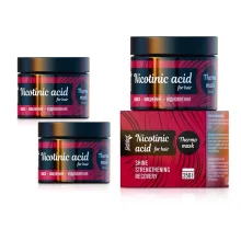 Thermische Haarmaske - Nikotinsäure, Golden Pharm, 250 ml х 3 Thermische Haarmaske - Nikotinsäure, Golden Pharm, 250 ml х 3