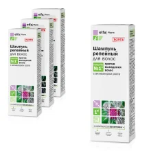 Shampoo mit Klettenwurzelöl, gegen Haarausfall mit Wachstumsaktivator, Elfa Pharm, 200 ml х 4