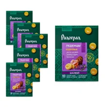 Halspastillen - Zeder, mit Salbeiöl und Propolis, Radograd, 3,2 g х 10 St. х 6