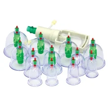 Vakuum Massage mit Schröpfgläsern - Set 12 Stück