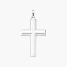 Крест, серебро 925°, 35 мм