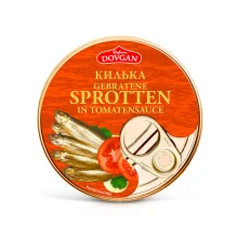  Килька, в томатном соусе, Dovgan, 240 г