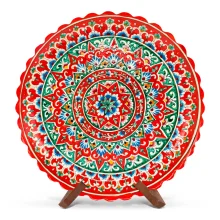 Ляган - КараКалам KR10, Риштан керамика, Ø 37 см