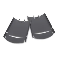  Ablagetisch für Feueroffen KazanoFF Ø 40 cm, 22 x 26 cm, 2 mm Stahl: 2 St.