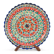 Ляган - КараКалам KR3, Риштан керамика, Ø 37 см