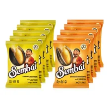 Семечки - Sembai, полосатые и не полосатые, жареные, 10 х 200 г