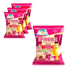 Пряники - Чай вдвоем, с вишневой начинкой, 4 х 360 г