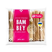 Печенье - Бамбуковые палочки со вкусом вишни, 250 г 