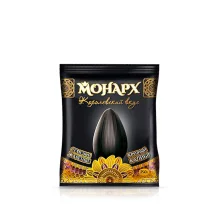 Семечки подсолнуха, жареные, чёрные, XXL, Монарх, 250 г