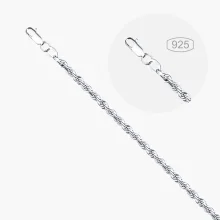 Цепочка, серебро 925°, Ø 0,57 мм, ширина 2,93 мм