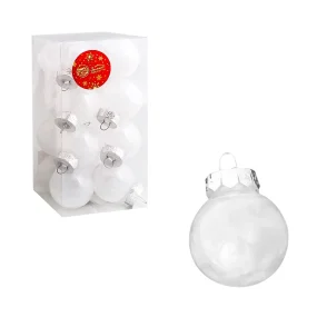 Weihnachtskugeln - Felizia, weiß, Kunststoff, Ø 5 cm, 16 Stk. Weihnachtskugeln - Felizia, weiß, Kunststoff, Ø 5 cm, 16 Stk.