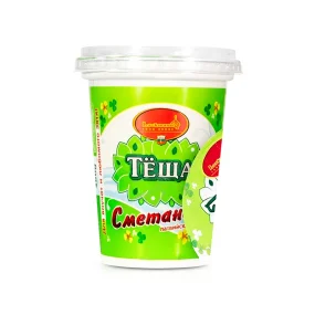 Сметана - Тёща, 30 % жирность, Lackmann, 360 г