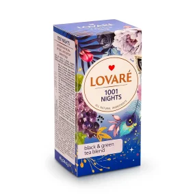 Tee - 1001 Nights mit Traubengeschmack, Lovare, 24 x 2 g Tee - 1001 Nights mit Traubengeschmack, Lovare, 24 x 2 g