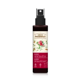 Elixier für trockenes, geschädigtes Haar  mit Granatapfel und Arganöl, Grüne Apotheke, 150 ml Elixier für trockenes, geschädigtes Haar  mit Granatapfel und Arganöl, Grüne Apotheke, 150 ml