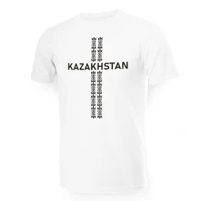 T-Shirt für Männer - Design Kazakhstan, Baumwolle