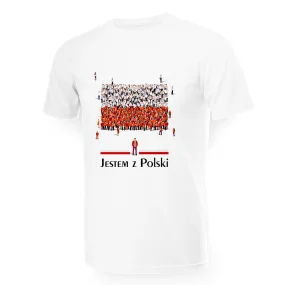 T-Shirt für Männer - Design Jestem z Polski, Baumwolle