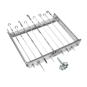 Grillaufsatz für 9 Spieße, mit Drehvorrichtung - Sesam, ohne Motor, ohne Spieße