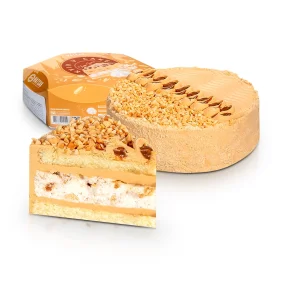 Torte - Kiewskiy, mit Baiser und Erdnüssen, Vatsak, 450 g Torte - Kiewskiy, mit Baiser und Erdnüssen, Vatsak, 450 g