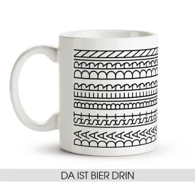 Tasse - Da ist bier drin, Keramik, 330 ml