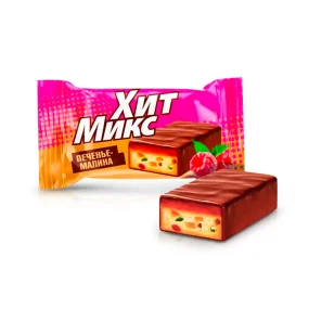Конфеты - Хит микс, с печеньем, цукатами и вкусом малины, Невский кондитер, 300 г 