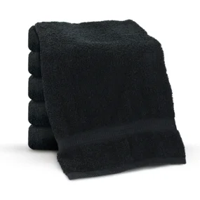 Полотенце, цвет чёрный, хлопок 100 %