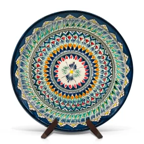 Lagan - Mehrob Д6, Rischtan Keramik, Ø 37 cm