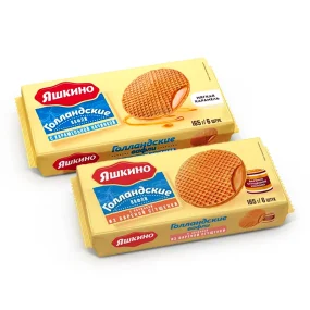 Waffeln-Set - Gollandskie, Jaschkino, 2 х 165 g