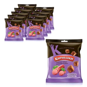 Brotcroutons - Kirieschki, mit Salamigeschmack, 10 х 40 g