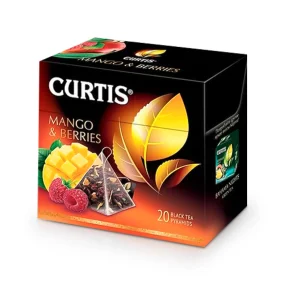 Чай чёрный - Curtis Mango and Berries, с ароматом манго и малины, 20 пакетиков Чай чёрный - Curtis Mango and Berries, с ароматом манго и малины, 20 пакетиков