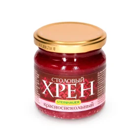 Хрен столовый, красносвекольный, Steinhauer, 200 г Хрен столовый, красносвекольный, Steinhauer, 200 г