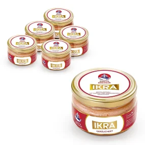 Brotaufstrich mit Capelin- und Herringsrogen, geräuchert, Santa Bremor, 6 х 160 g