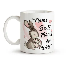 Кружка именная - Beste Mama der Welt, керамика, 330 мл