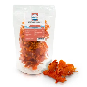 Lachsstücke, gesalzen und getrocknet, 150 g