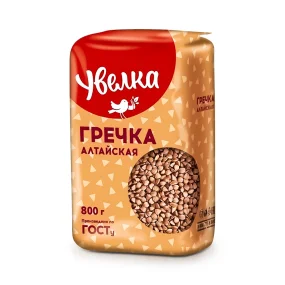 Крупа гречневая - Алтайская, ядрица, Увелка, 800 г