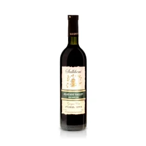 Вино грузинское красное полусладкое - Алазанская долина, 0,75 л 
