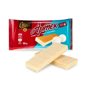 Waffeln - Artek, mit Plombirgeschmack, Svitoch, 188 g