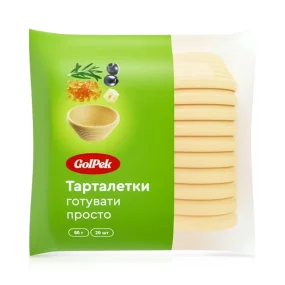 Тарталетки песочные, маленькие, GolPek, 60 г