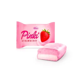 Schokokonfekt - Pinki, Souffle mit Erdbeercreme, Vobro, 300 g