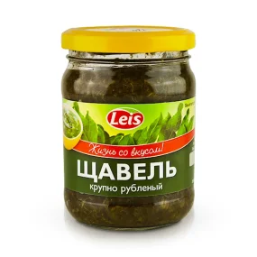 Щавель консервированный, крупно рубленый, 250 г