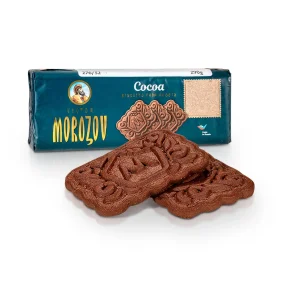 Печенье сахарное с какао, Morozov, 290 г