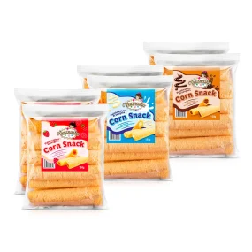 Probierpaker Maisknabbererzeugnis - Corn Snack, mit Füllung, 6 x 150 g