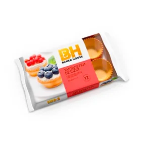 Тарталетки песочные, десертные, Baker House, 180 г Тарталетки песочные, десертные, Baker House, 180 г