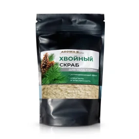Скраб для тела с морской солью - Хвойный, AROMA'Saules, 400 г Скраб для тела с морской солью - Хвойный, AROMA'Saules, 400 г