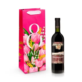 Geschenkset - Frühlingsakzent Kindzmarauli, 0,75 L